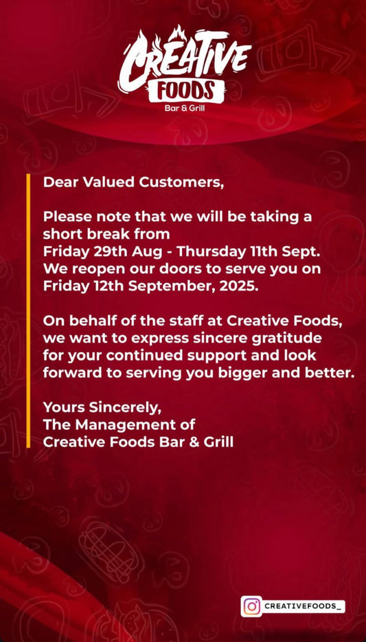 Temporary Closure